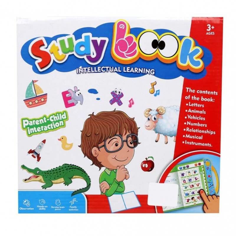 Educational sound book for kids – animals, shapes and colors pages